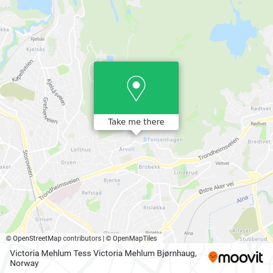 Victoria Mehlum Tess Victoria Mehlum Bjørnhaug map