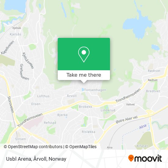 Usbl Arena, Årvoll map