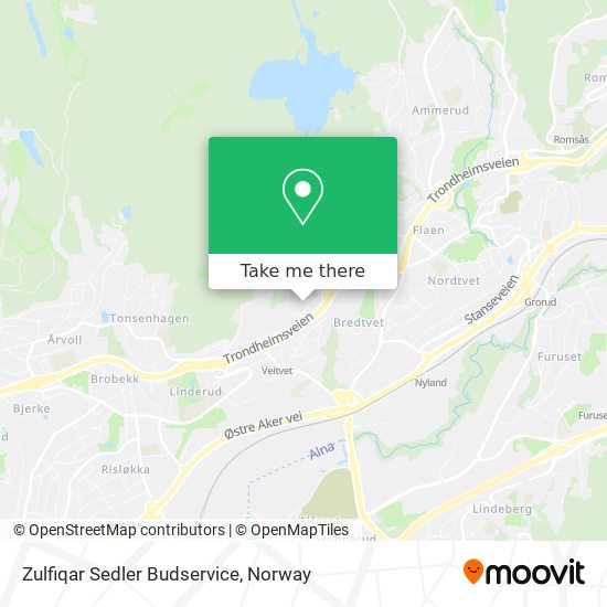 Zulfiqar Sedler Budservice map