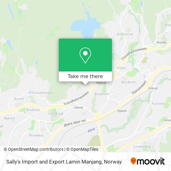 Sally's Import and Export Lamin Manjang map