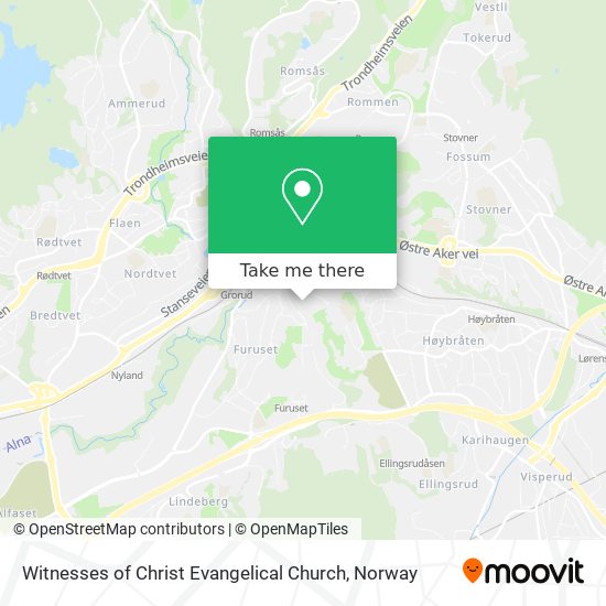 Witnesses of Christ Evangelical Church map