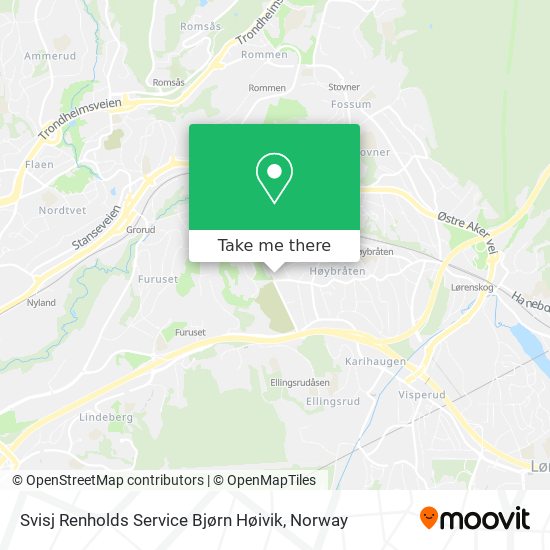 Svisj Renholds Service Bjørn Høivik map