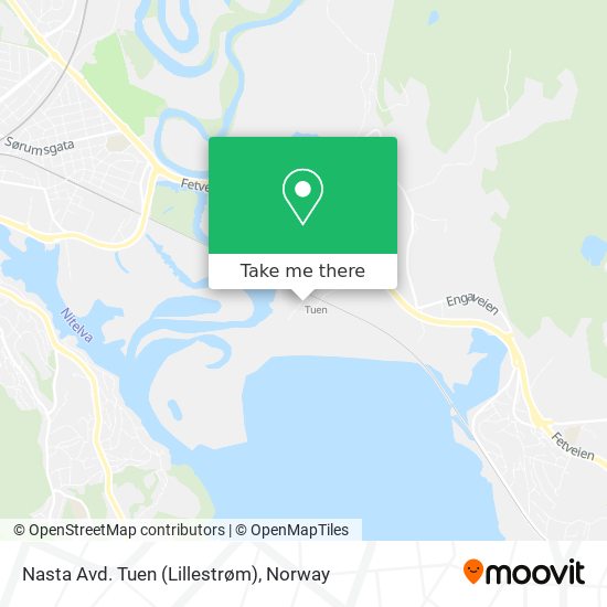 Nasta Avd. Tuen (Lillestrøm) map