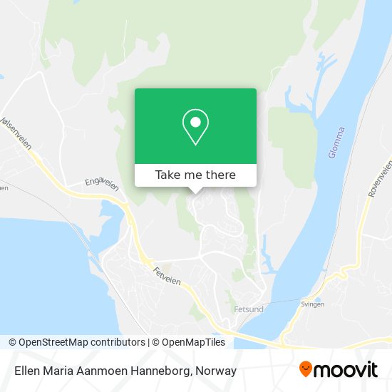 Ellen Maria Aanmoen Hanneborg map