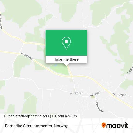 Romerike Simulatorsenter map