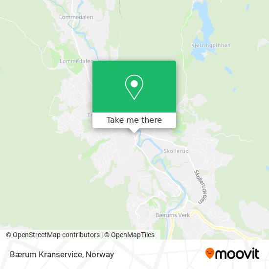 Bærum Kranservice map