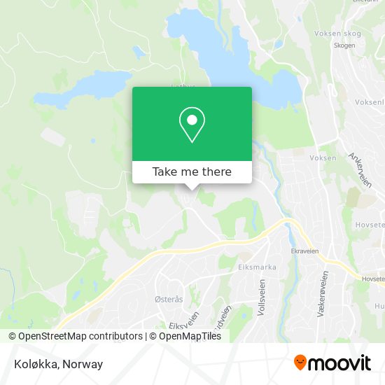 Koløkka map