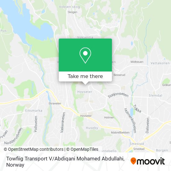 Towfiig Transport V / Abdiqani Mohamed Abdullahi map