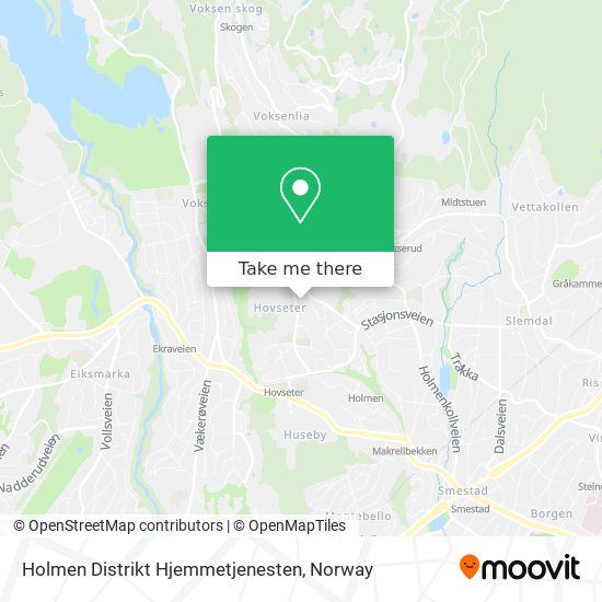 Holmen Distrikt Hjemmetjenesten map