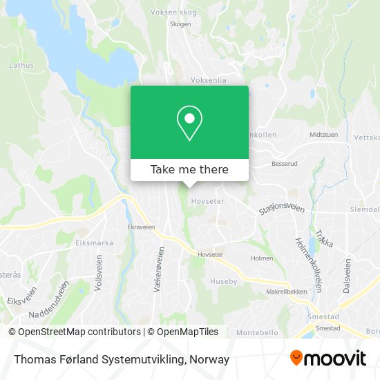 Thomas Førland Systemutvikling map