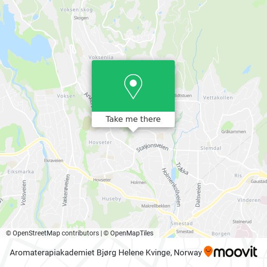 Aromaterapiakademiet Bjørg Helene Kvinge map