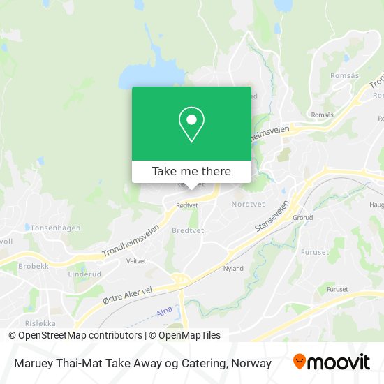 Maruey Thai-Mat Take Away og Catering map