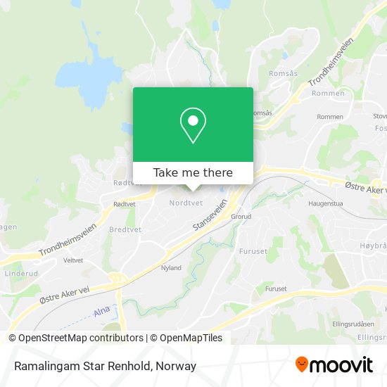 Ramalingam Star Renhold map