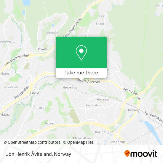 Jon Henrik Åvitsland map