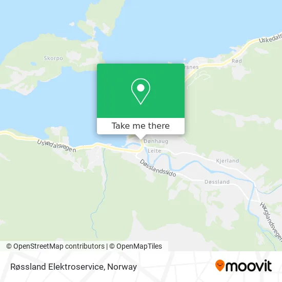 Røssland Elektroservice map