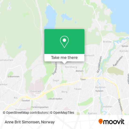 Anne Brit Simonsen map