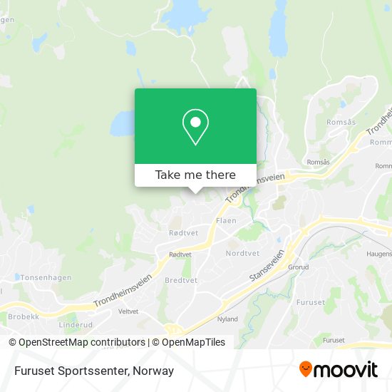 Furuset Sportssenter map