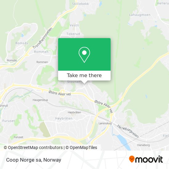 Coop Norge sa map