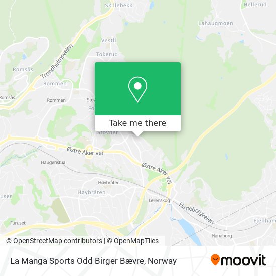 La Manga Sports Odd Birger Bævre map