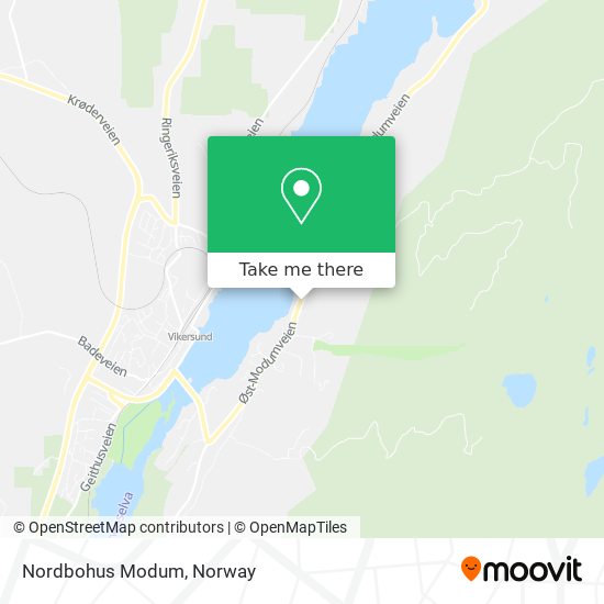 Nordbohus Modum map