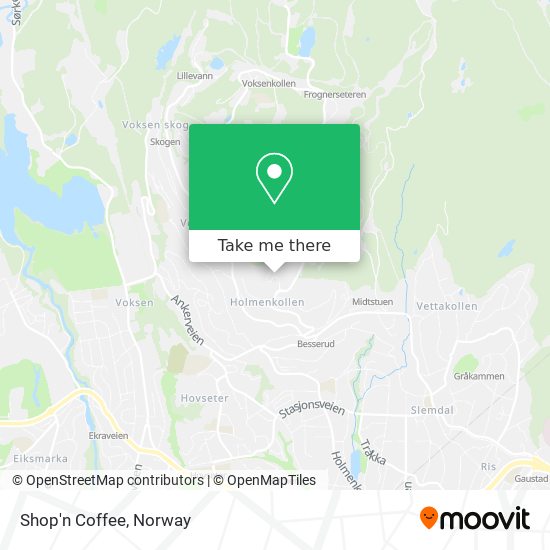 Shop'n Coffee map