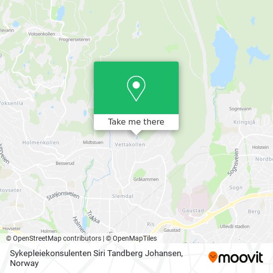 Sykepleiekonsulenten Siri Tandberg Johansen map