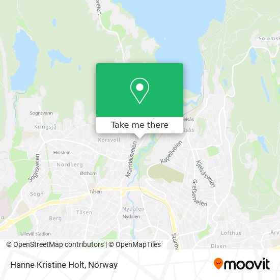 Hanne Kristine Holt map