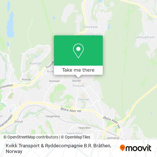 Kvikk Transport & Ryddecompagnie B.R. Bråthen map