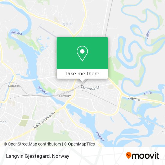 Langvin Gjestegard map