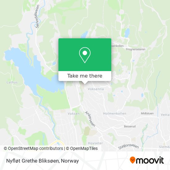 Nyfløt Grethe Bliksøen map