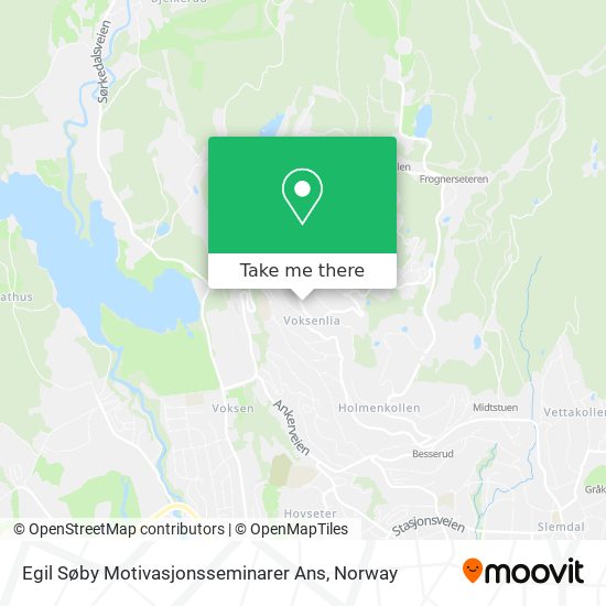 Egil Søby Motivasjonsseminarer Ans map