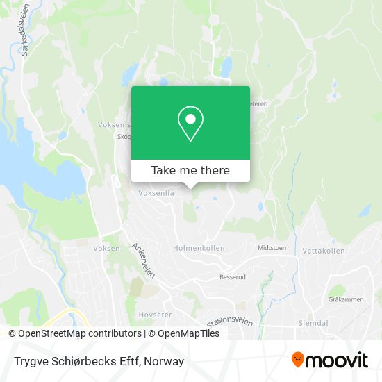 Trygve Schiørbecks Eftf map