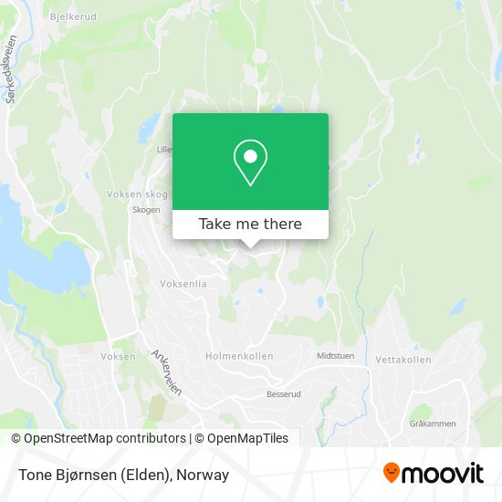 Tone Bjørnsen (Elden) map