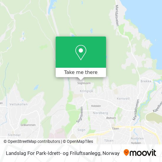 Landslag For Park-Idrett- og Friluftsanlegg map