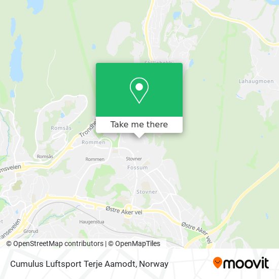 Cumulus Luftsport Terje Aamodt map