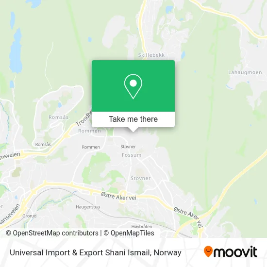 Universal Import & Export Shani Ismail map