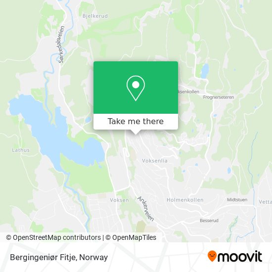 Bergingeniør Fitje map