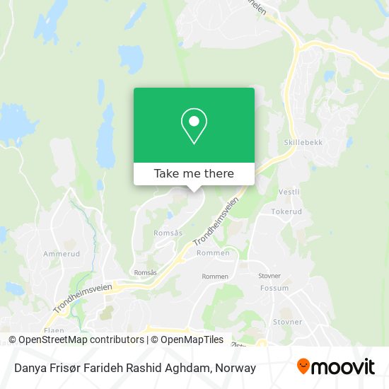 Danya Frisør Farideh Rashid Aghdam map