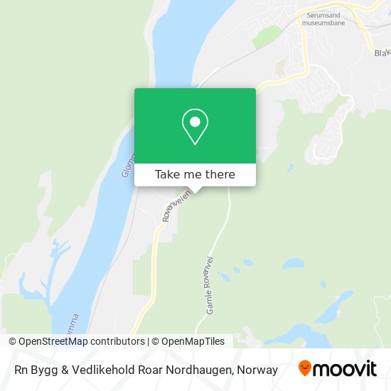 Rn Bygg & Vedlikehold Roar Nordhaugen map