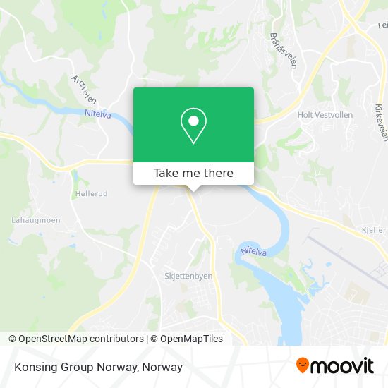 Konsing Group Norway map