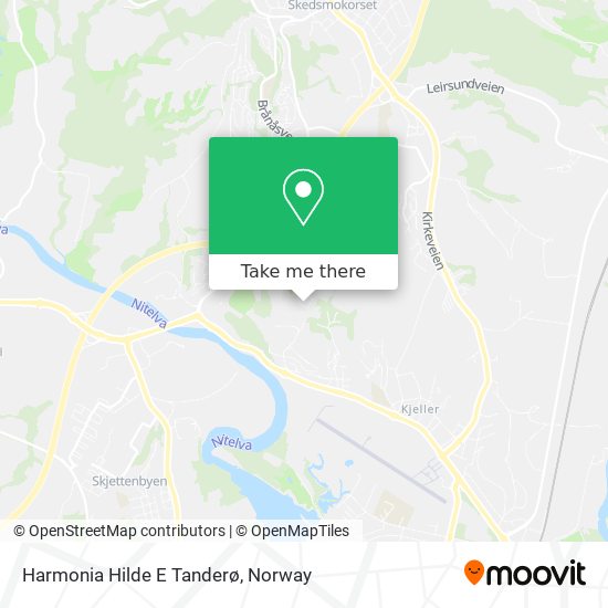 Harmonia Hilde E Tanderø map