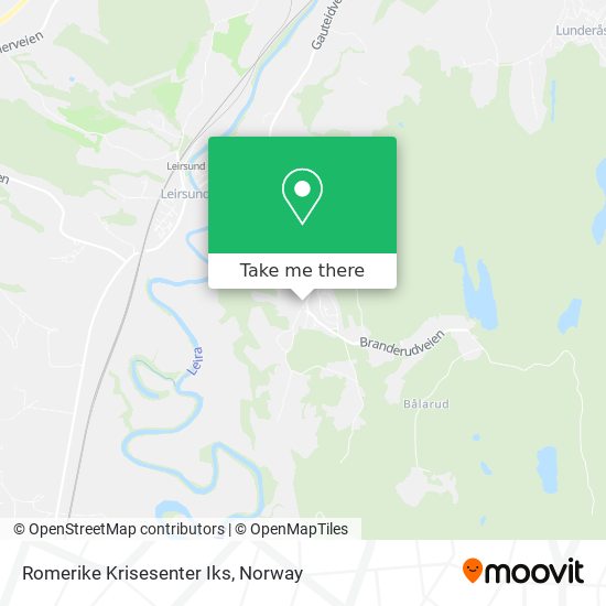 Romerike Krisesenter Iks map