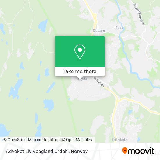 Advokat Liv Vaagland Urdahl map