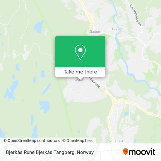 Bjerkås Rune Bjerkås Tangberg map