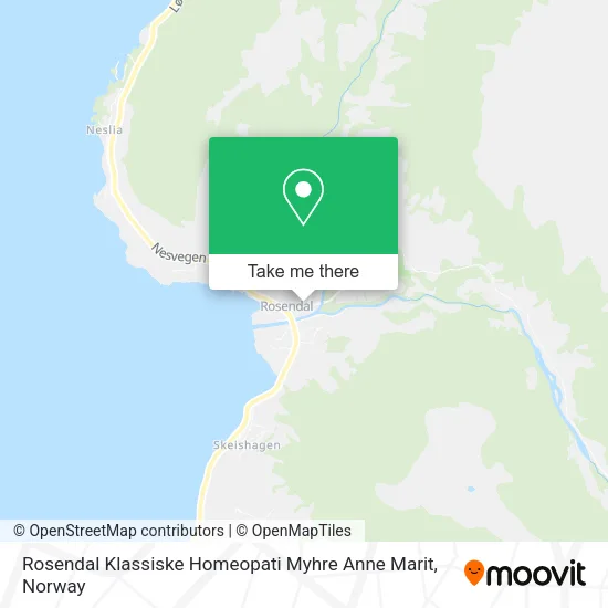 Rosendal Klassiske Homeopati Myhre Anne Marit map