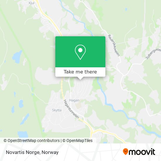 Novartis Norge map