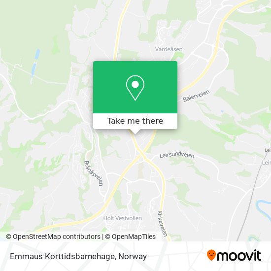 Emmaus Korttidsbarnehage map