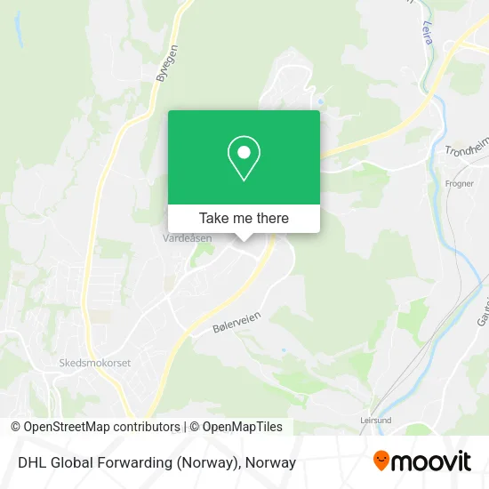 DHL Global Forwarding (Norway) map