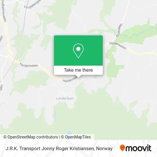 J.R.K. Transport Jonny Roger Kristiansen map