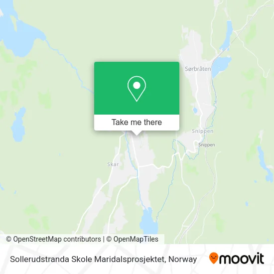Sollerudstranda Skole Maridalsprosjektet map